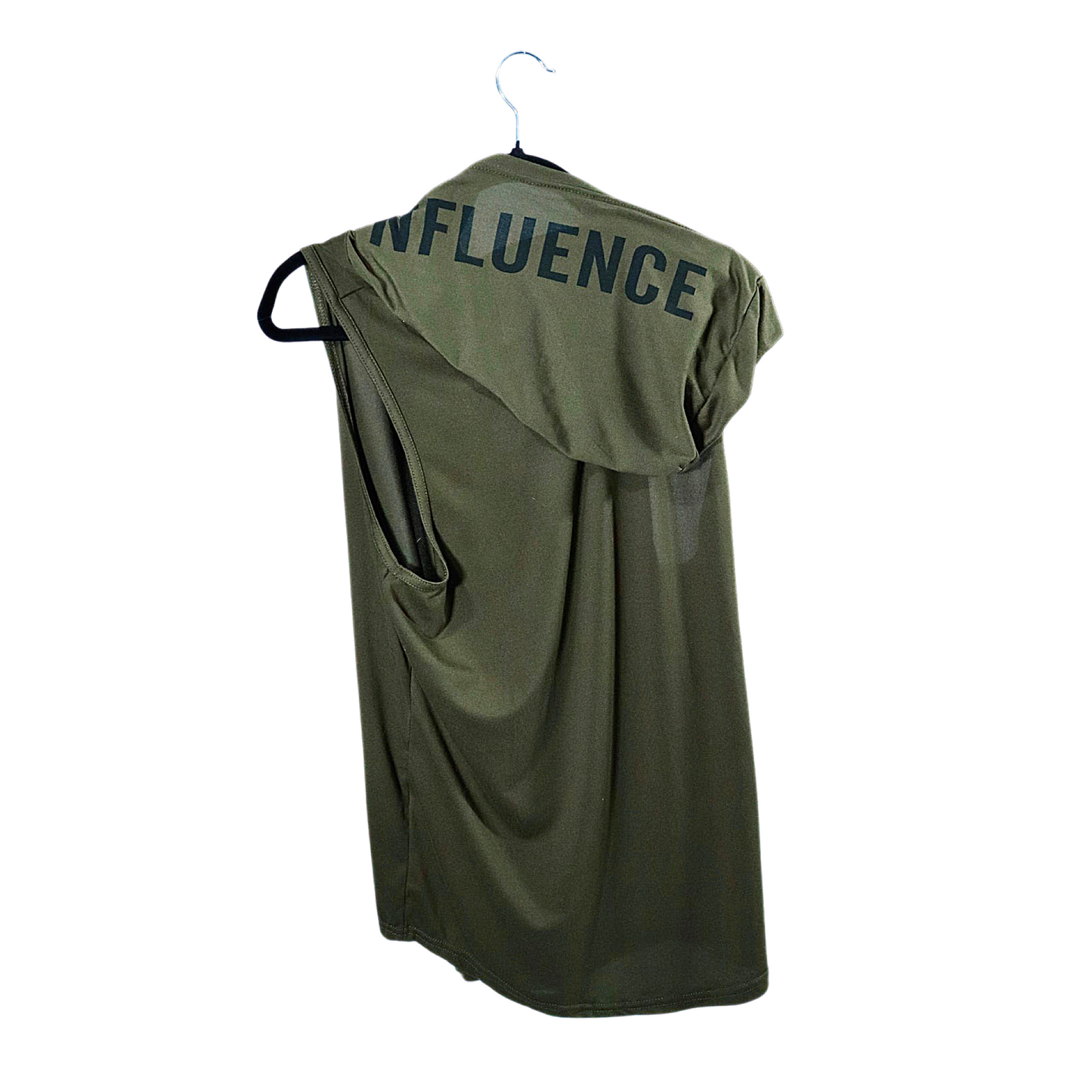 God and Gains sleeveless hoodie Green