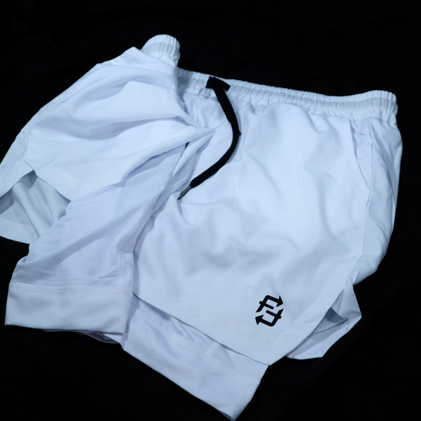 Premium Fit Wit Fan 2 in 1 Gym compression shorts